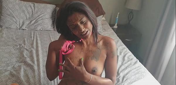  Naked Indian piece of meat degrading herself as well as showing how she wants to be treated